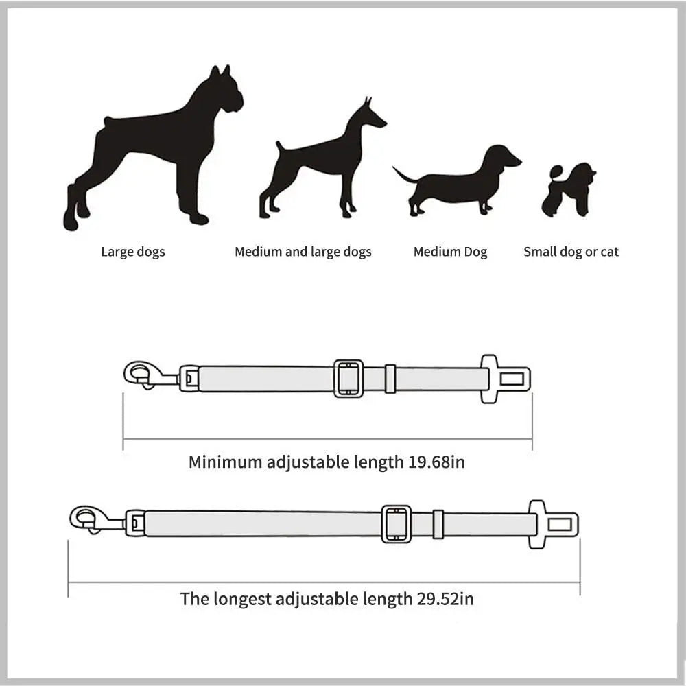 Blue TravelPet Safety Belt