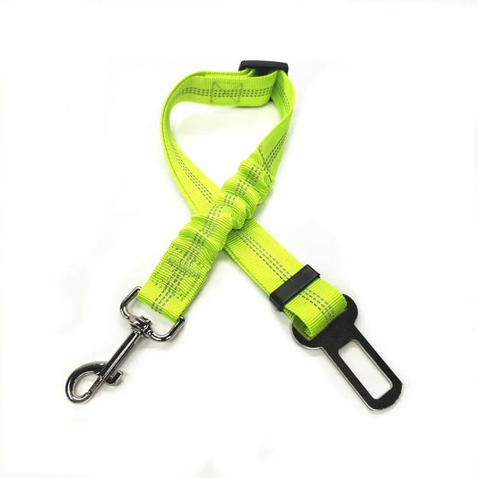 Two-Tone Lime Green TravelPet Safety Belt
